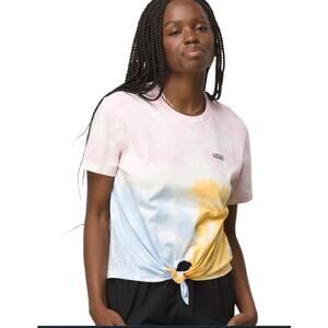 Vans Tri Dye Knot T-Shirt Women's Size Medium